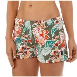 Patagonia Barely Baggies In Manoa Camp Green Shorts Size XS